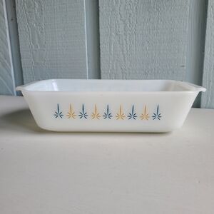 1960s Fire King Candle Glow 1 Quart Baking Dish